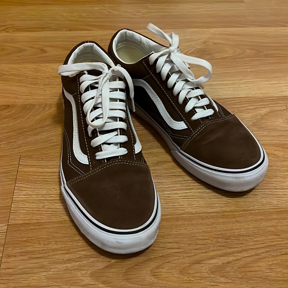 Vans Old Skool Shoes Brown Size 9